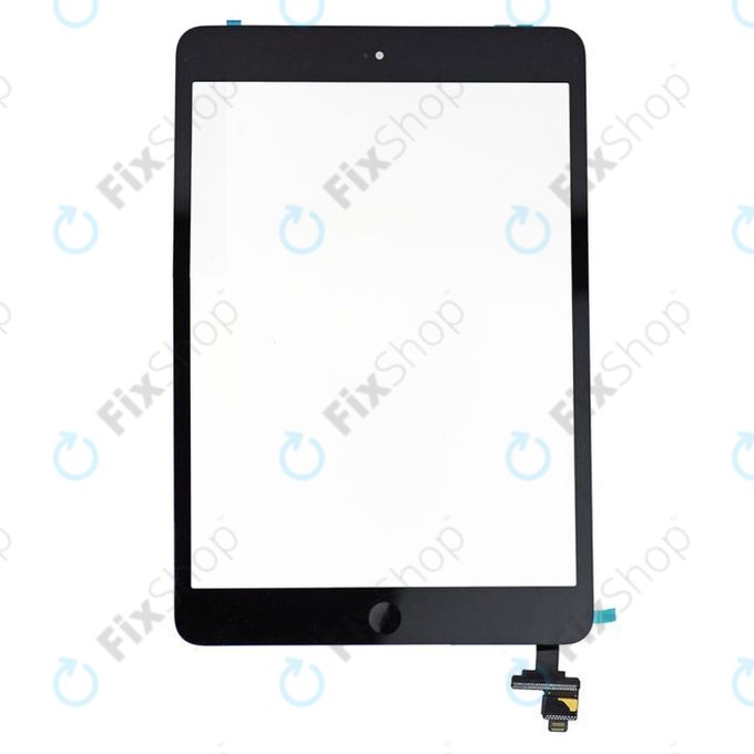 Dotykové sklo s IC konektorem pro iPad Mini, Mini 2, Black