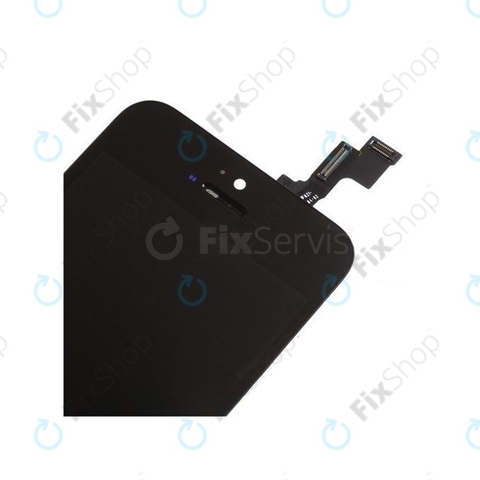 Displej pro iPhone 5S, SE, Black, Dotykové sklo s rámem
