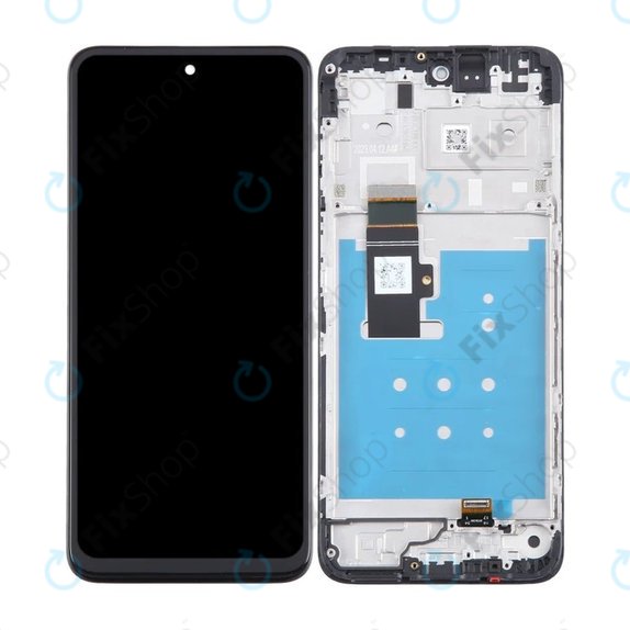 Motorola Moto G23 XT2333 - LCD Displej + Dotykové Sklo + Rám (Matte Charcoal) TFT