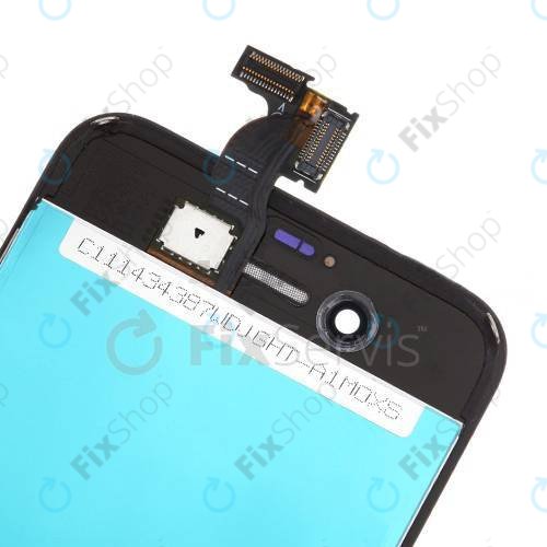 Displej pro iPhone 4S, Black, Dotykové sklo s rámem