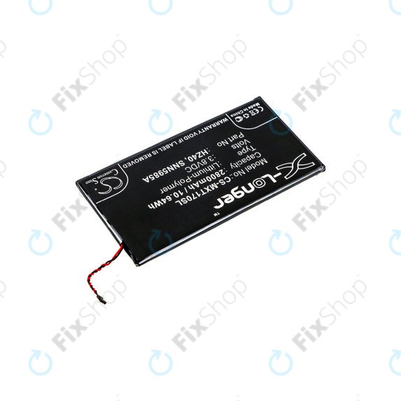 Baterie pro Motorola Moto Z2 Play XT1710-09, 2800mAh, Li-Pol, 3.8 V, HZ40, HQ
