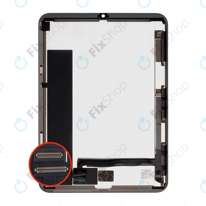 LCD Displej pro iPad Mini 6, Dotykové sklo bez rámu, Refurbished