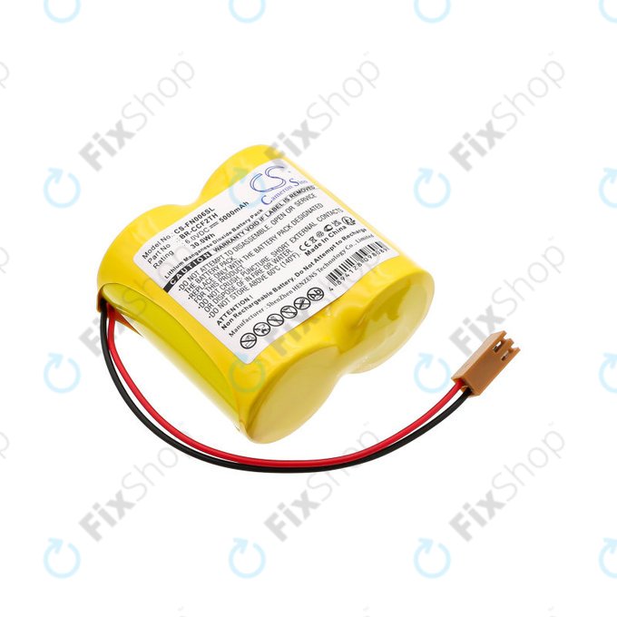 Baterie pro Cutler Hammer A06 Control, 5000mAh, Li-MnO2, 6V, A06B-0073-K001, HQ