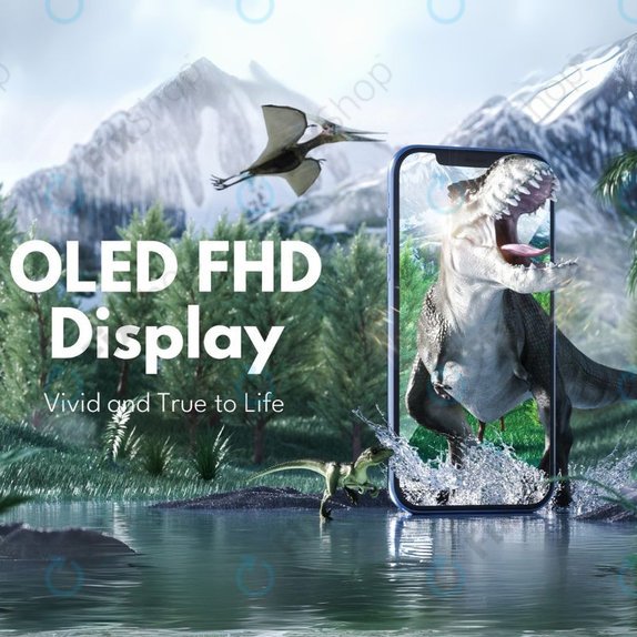 Displej Soft OLED 120Hz pro iPhone 13 Pro Max, Dotykové sklo s rámem, FixPremium