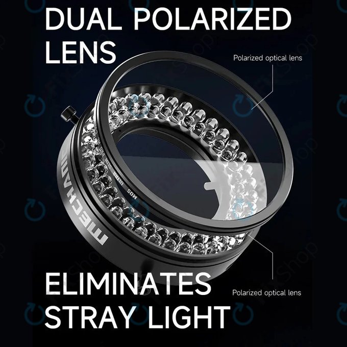 Mechanic LS720 Plus - Polarizované LED kruhové světlo pro mikroskop