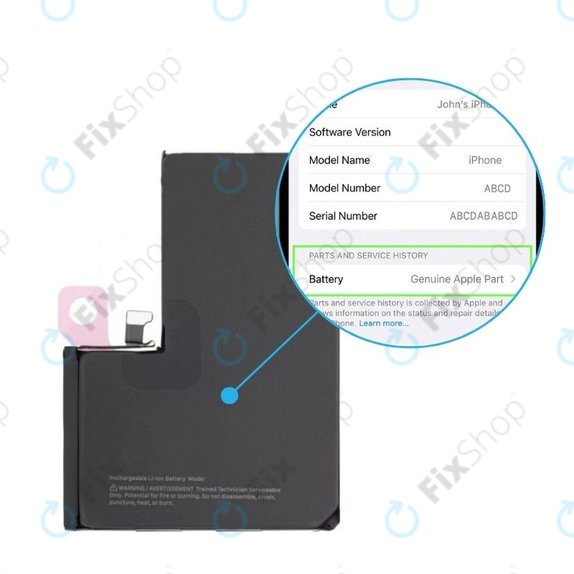 Baterie pro iPhone 15 Pro | 661-35694 | 3274mAh | Genuine Apple