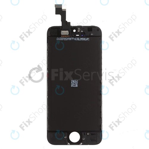 Displej pro iPhone 5S, SE, Black, Dotykové sklo s rámem
