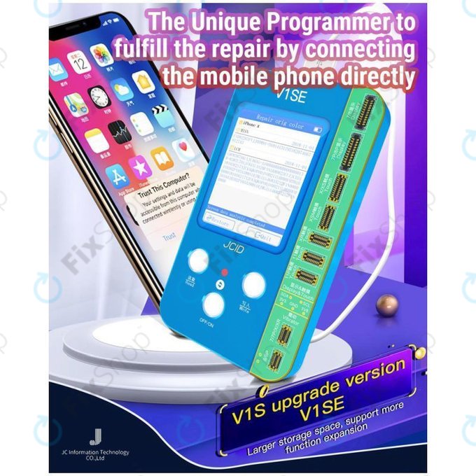 JC V1SE Programmer + LCD Board (iPhone 7 - 11 Pro Max)
