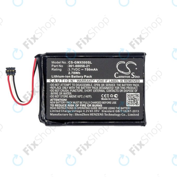 Baterie pro Garmin Driveluxe 50, 750mAh, Li-Ion, 3.7V, 361-00056-21, HQ