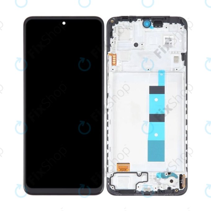 Xiaomi Redmi Note 12 - LCD Displej + Dotykové Sklo + Rám (Onyx Grey) TFT