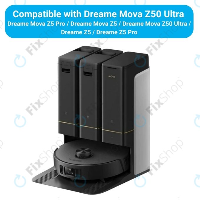 Sada náhradních dílů pro Dreame Mova Z50 Ultra, Z5, Z5 Pro (2x Hlavní kartáč, 4x Filtr, 4x Boční kartáč)