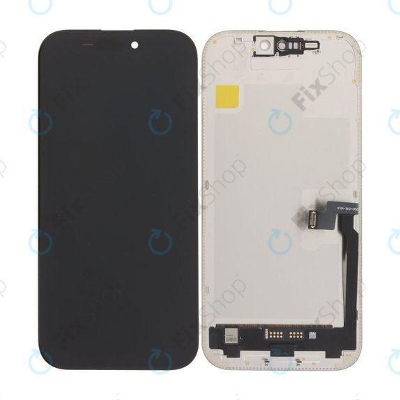 Displej Soft OLED 120Hz pro iPhone 16 Pro, Dotykové sklo s rámem, FixPremium
