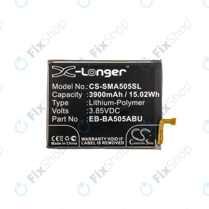 Baterie pro Samsung A20 A205F, 3900mAh, Li-Pol, 3.85 V, EB-BA505ABN, HQ