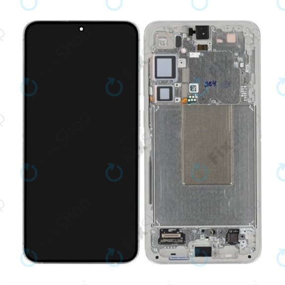 Samsung Galaxy S24 Plus S926B - LCD Displej + Dotykové Sklo + Rám (Marble Grey) OLED