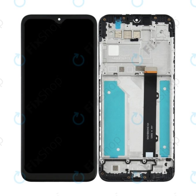 LG K41S - LCD Displej + Dotykové Sklo + Rám (Black) TFT