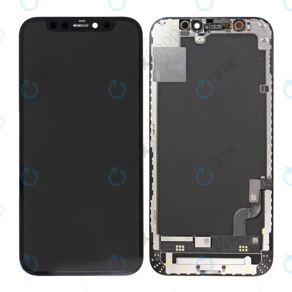 Displej Hard OLED pro iPhone 12 Mini, Dotykové sklo s rámem, FixPremium