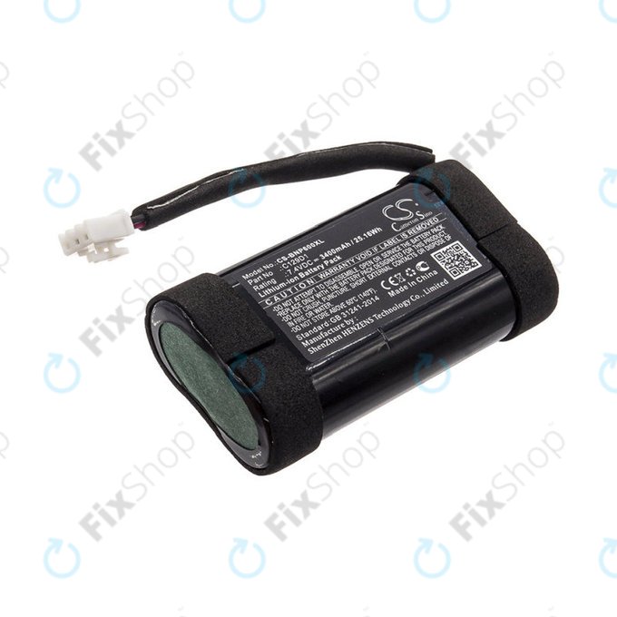 Baterie pro Bang & Olufsen Beoplay P6, 3400mAh, Li-Ion, 7.4V, C129D1, HQ