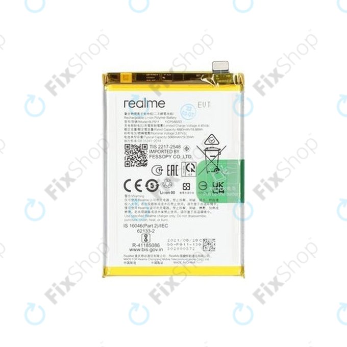 Realme 9i, 9 Pro - Baterie BLP911 5000mAh - 4200013 Genuine Service Pack