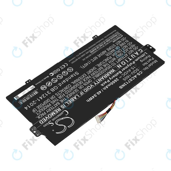 Baterie pro Acer SF713-51, 2600mAh, Li-Pol, 15.4V, SQU-1605, HQ