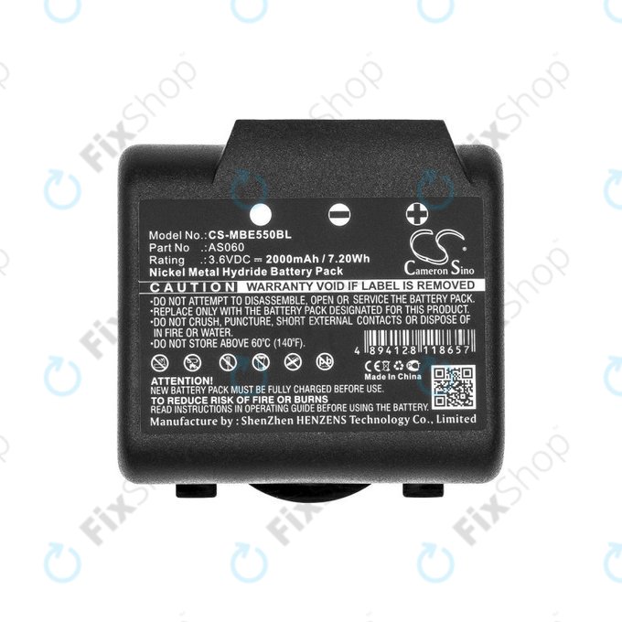 Baterie pro Imet BE5500, 2000mAh, Ni-MH, 3.6V, AS060, HQ