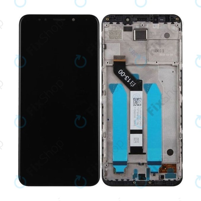 Xiaomi Redmi 5 Plus (Redmi Note 5) - LCD Displej + Dotykové Sklo + Rám (Black) TFT