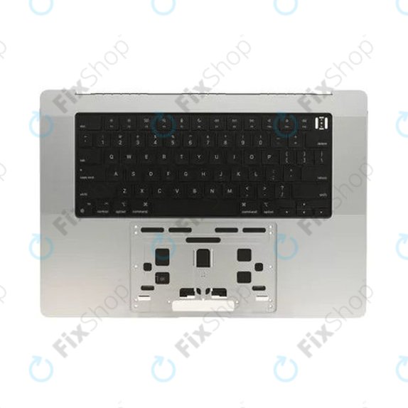 Horní rám klávesnice pro MacBook Pro 16" A2780 (2023), s klávesnicí US a baterií, Silver, 661-32190, Genuine Apple