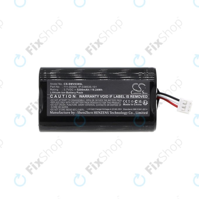 Baterie pro Sonos Roam, 5200mAh, Li-Ion, 3.7V, 111-00005, HQ