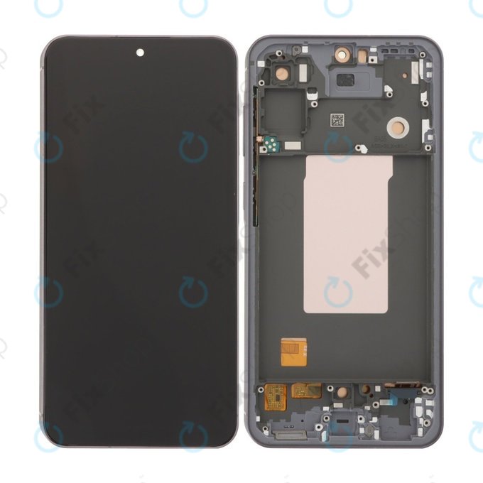 Samsung Galaxy A56 A566E - LCD Displej + Dotykové Sklo + Rám (Awesome Graphite) TFT