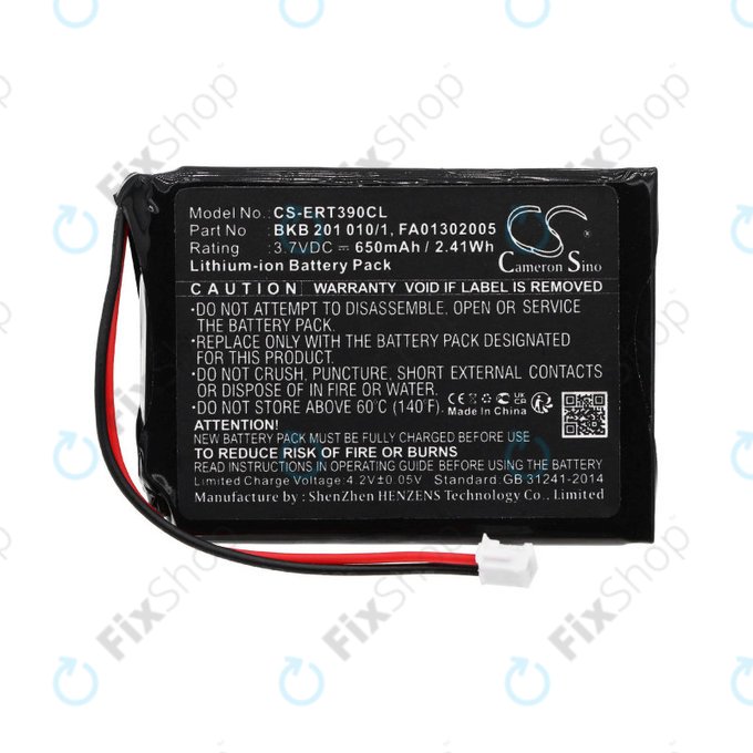 Baterie pro Ascom, Avaya, Ericsson, Telstra, 650mAh, Li-Ion, 3.7V, FA01302005, HQ