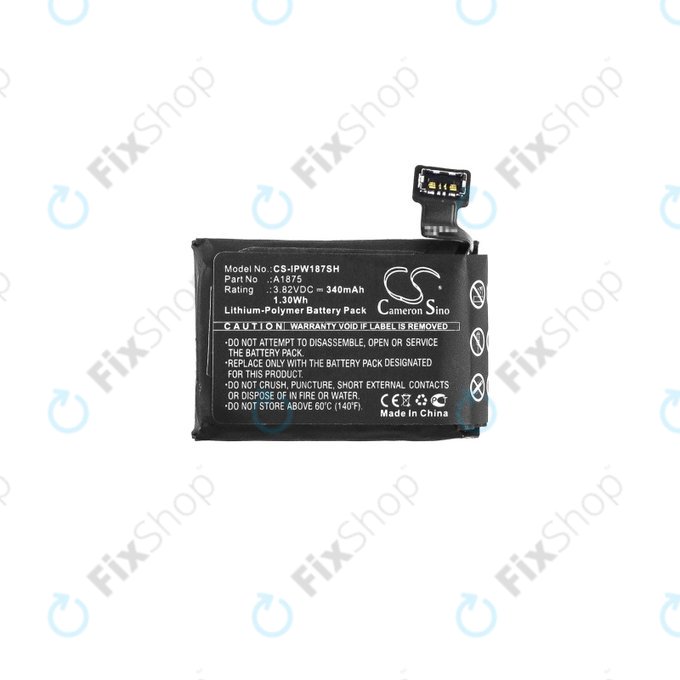 Baterie pro Apple Watch 3 42 mm, 340mAh, GPS Version, Li-Pol, 3.82 V, A1875, HQ
