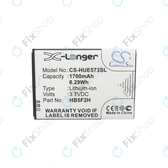 Baterie pro Huawei E5330, 1700mAh, Li-Ion, 3.7V, HB5F2H, HQ