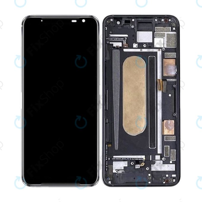 Asus ROG Phone 3 ZS661KS - LCD Displej + Dotykové Sklo + Rám (Black Glare) OLED
