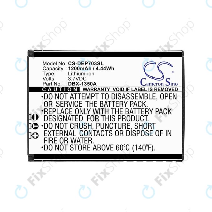 Baterie pro Doro 7030, 7031, DFC-0270, 7080, 1200mAh, Li-Ion, 3.7V, DBX-1350A, HQ