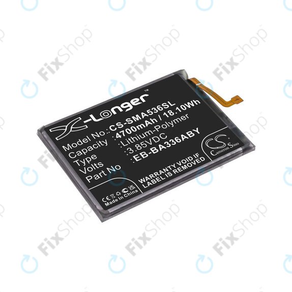 Baterie pro Samsung A33 A336B, A53 A536B, 4700mAh, Li-Pol, 3.85 V, EB-BA336ABY, HQ