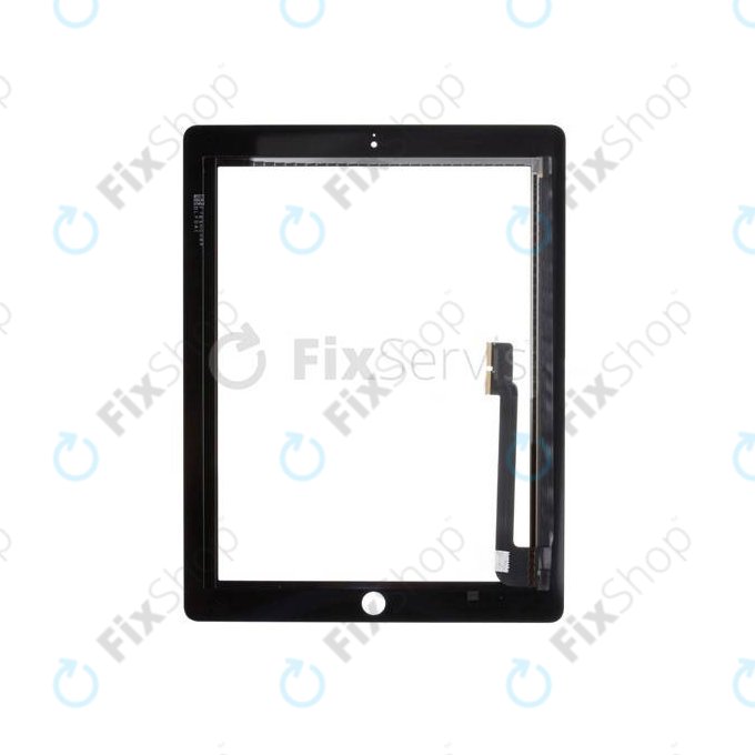 Dotykové sklo pro iPad 3, iPad 4, Black