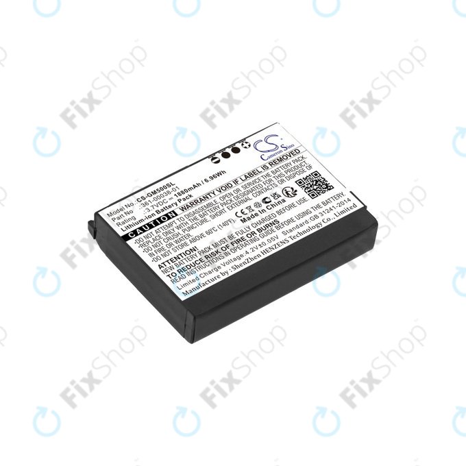 Garmin Aera 500, 510, 550, 560, Nuvi 500, 510, 550, Zumo 220, 600, 650, 660, 660LM - Baterie 010-11143-00, 361-00038-01 1880mAh HQ