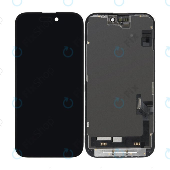 Displej pro iPhone 15 Plus, Dotykové sklo s rámem, Refurbished