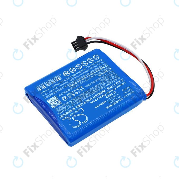 Baterie pro Hantek DSO-1062B, DSO-1202B, DSO-1202S, 4500mAh, Li-Pol, 7.4V, PL727076, HQ