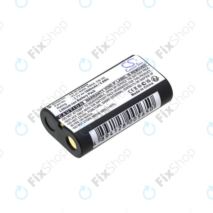 Baterie pro Jay-Tech Jay-Cam I4800, Kodak Easyshare Z1012, 1600mAh, Li-Ion, 3.7V, KLIC-8000, HQ