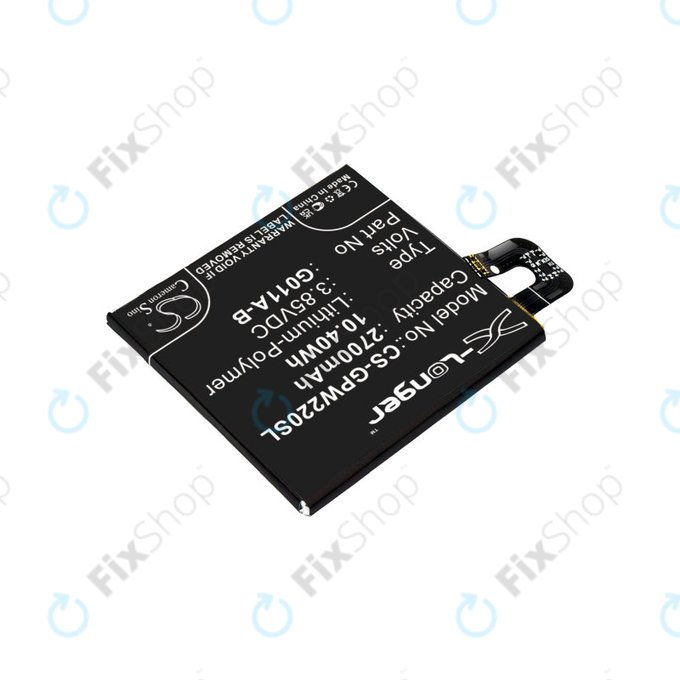 Baterie pro Google Pixel 2 G011A, 2700mAh, Li-Pol, 3.85 V, G011A-B, HQ