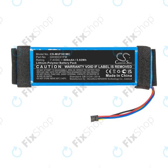 Baterie pro Xiaomi Fimi Palm, 800mAh, Li-Pol, 7.4V, GH3DC01FM, HQ