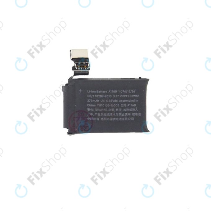 Baterie pro Apple Watch 2 38mm, 273mAh, A1760, Refurbished