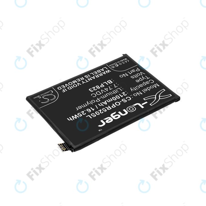 Baterie pro Oppo Reno 5 Pro, 2100mAh, Li-Pol, 7.74 V, BLP823, HQ