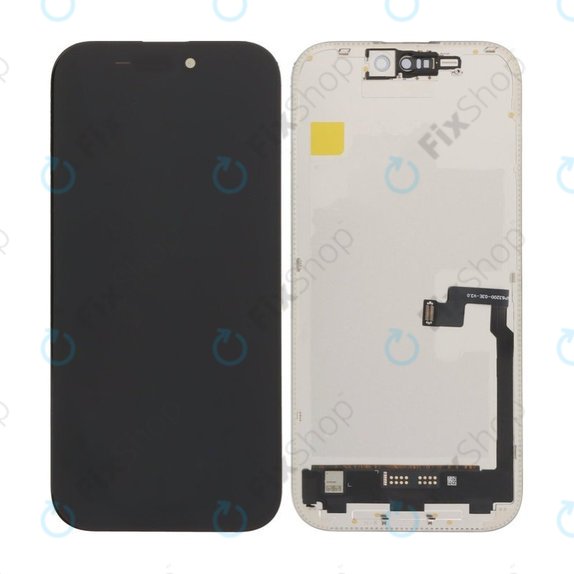 Displej Hard OLED 120Hz pro iPhone 16 Pro, Dotykové sklo s rámem, FixPremium