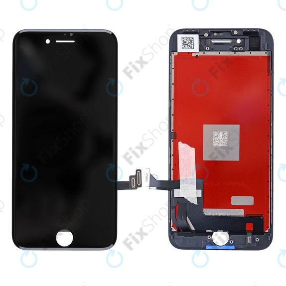 Displej pro iPhone 8, SE (2020), SE (2022), Black, Dotykové sklo s rámem