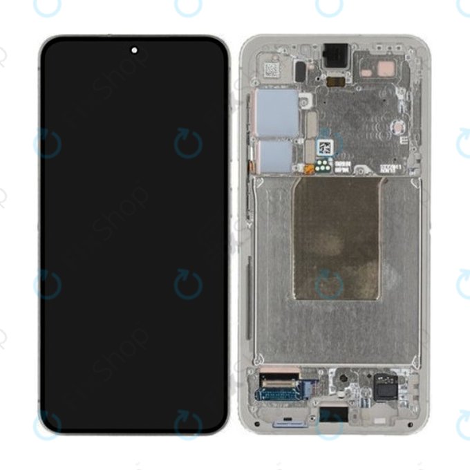Samsung Galaxy S24 S921B - LCD Displej + Dotykové Sklo + Rám (Amber Yellow) - GH82-33287D Genuine Service Pack