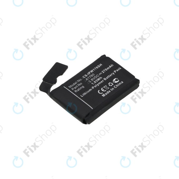 Baterie pro Apple Watch 2 38 mm, 270mAh, Li-Pol, 3.8 V, A1760, HQ