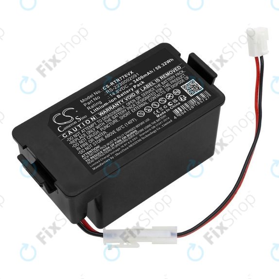Rowenta RR7774, RR7755, Tefal RG7765 - Baterie RS-2230002091 Li-Ion 14.8V 3400mAh HQ