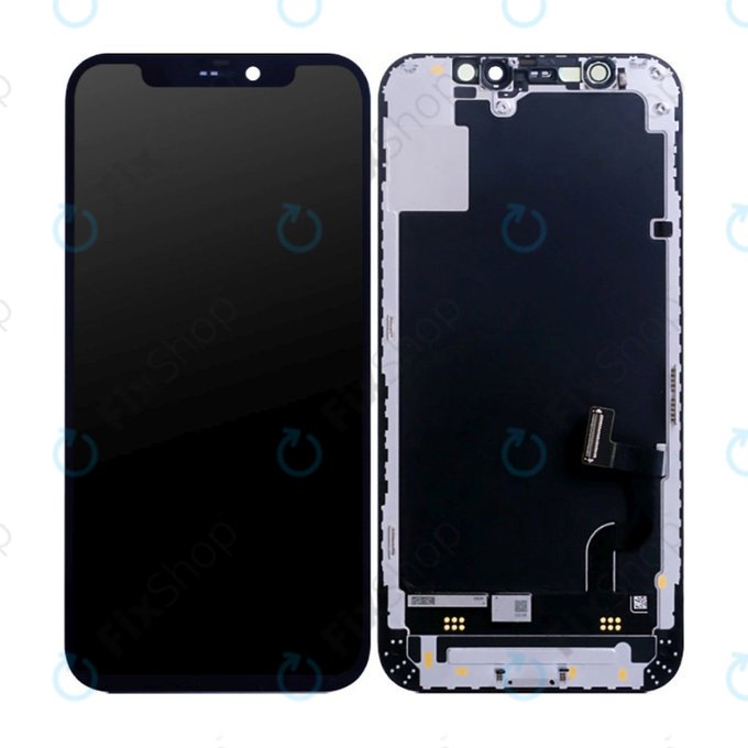 Displej Hard OLED pro iPhone 14, Dotykové sklo s rámem, FixPremium