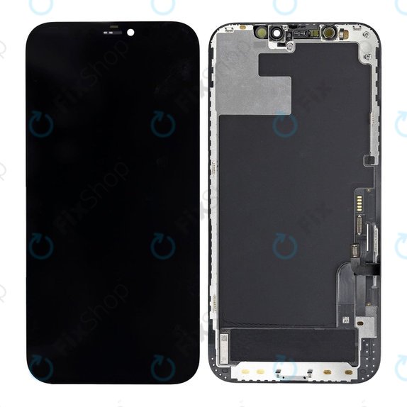 Displej pro iPhone 12, 12 Pro, Dotykové sklo s rámem, Refurbished
